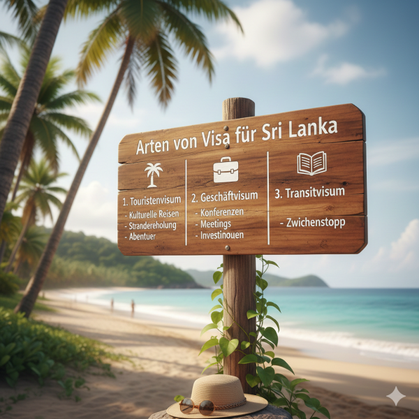 Arten von Visa für Sri Lanka