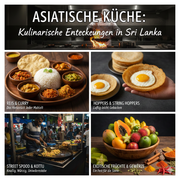 Asiatische Küche: Kulinarische Entdeckungen in Sri Lanka