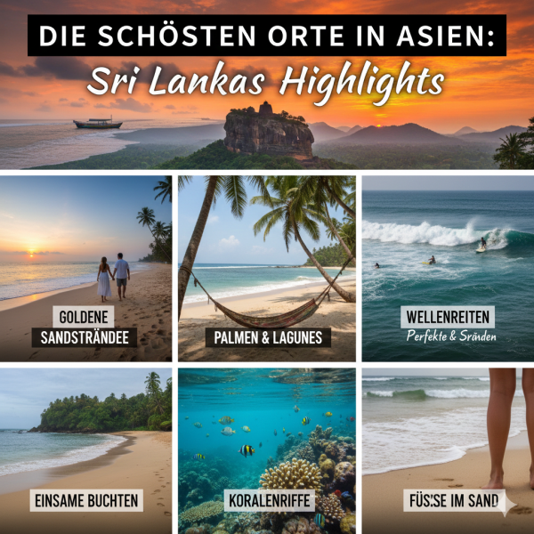 Die schönsten Strände in Asien: Sri Lankas Küsten