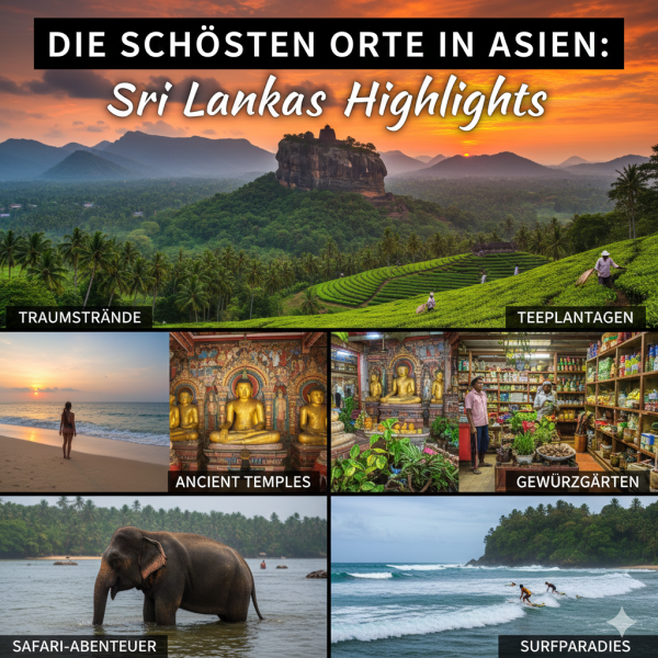 Die schönsten Orte in Asien: Sri Lankas Highlights