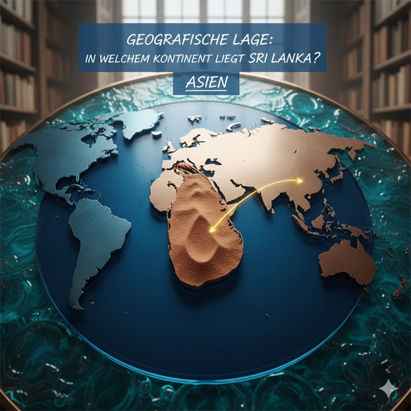 Geografische Lage In welchem Kontinent liegt Sri Lanka