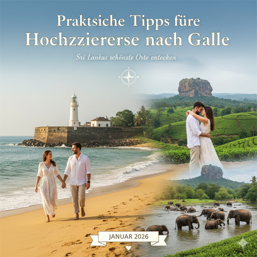 Praktische Tipps für Ihre Hochzeitsreise nach Galle