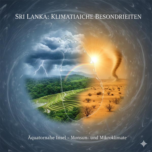 Sri Lanka Position: Klimatische Besonderheiten